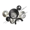 Kobolo Wandbild mit Kreisen und Spiegeln - Metall in den Produktbild-Vorschau 1