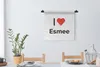 MuchoWow® Wandteppich Wandbehang Ich liebe - Esmee - Produktbild-Vorschau 2