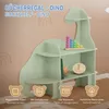Joyz regál na knihy 3 úrovne, dinosaurus, drevený regál na Náhľad obrázku produktu 2