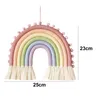 Makramee Regenbogen Deko, Makramee Wandteppich Regenbogen, Produktbild-Vorschau 2