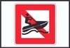 Jetski fahren verboten Symbol A6 (105x148mm) Produktbild-Vorschau 1