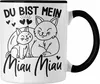 Trendation - Tasse Du Bist Mein Miau Miau Geschenkidee für Produktbild-Vorschau 1