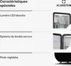Klarstein Audrey Evo 90L Mini Frigo - Design Rétro, Voir les images du produit 6