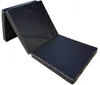 A black foldable mattress is shown unfolded, on a white background. Náhled obrázku produktu