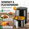 GOURMETmaxx Heißluftfritteuse 3,1L | Airfryer mit 60 Produktbild-Vorschau 4