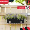 KOTARBAU® 4er Set Blumenkasten Balkon Blumentopf 40x13x13cm Produktbild-Vorschau 2