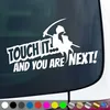 PantherPixel Touch It Aufkleber You Are Next Nicht Anfassen Produktbild-Vorschau 1