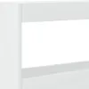 The Living Store LED-Kopfteil mit Ablagen Weiß 180x17x102 Produktbild-Vorschau 10