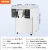 VEVOR Komerční výrobník zmrzliny Snow cone maker, 175 kg / Náhled obrázku produktu 7