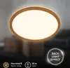 LED Deckenlampe Holz Deckenleuchte Wohnzimmer Indirektes Produktbild-Vorschau 3