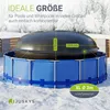 Juskys Aufblasbare Poolabdeckung Rund 3 m - Pool Abdeckung, Produktbild-Vorschau 4