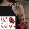 30 Stück gruselige Halloween-Tattoo- Aufkleber Realistisch, Produktbild-Vorschau 7