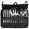 Black Snake Campingbesteck Set 4 Personen Edelstahl mit Produktbild-Vorschau 2