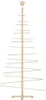 vidaXL Arbre de Noël en bois à décorer 180 cm Pin massif Voir les images du produit 3