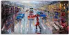 Coloray Glasbild 140x70  Wandbild Glasbilder Stadt Regen Produktbild-Vorschau 1
