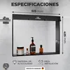 ShowerNIZR® Estante de ducha Obsidian Black - Estante de Vista previa de la imagen del producto 4
