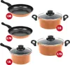 Herzberg HG-04838: 9 Pieces of Non-Stick Copper Cookware Voir les images du produit 15