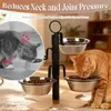Erhöhte Futterstation für Katzen - Dreistöckig - Vier Produktbild-Vorschau 4