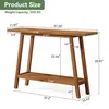 Tavolino da ingresso in legno massello, largo 105 cm, Anteprima dell’immagine prodotto 10