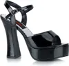 DOLLY-09 Damen Sandale von DemoniaCult, Schwarz Lack , EU Produktbild-Vorschau 1