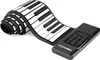 A black and white roll-up keyboard and its control module are displayed on a white background. Náhled obrázku produktu