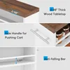 Collage of close-up images highlighting features of a slim storage cart. Anteprima dell’immagine prodotto