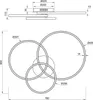 LED Deckenleuchte WINONA flach mit Fernbedienung dimmbar, Produktbild-Vorschau 8