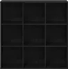 vidaXL Bücherregal Eiche Schwarz 98x29x97,5 cm Produktbild-Vorschau 5