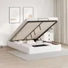 vidaXL Osmanská postel bez matrace bílá 140x190 cm Imitace Náhled obrázku produktu 2