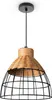 Rattan Pendelleuchte Wohnzimmer Tischleuchte Boho Käfig Produktbild-Vorschau 1