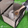 Casetta per gatti in legno VOUNOT®, casetta per gatti con Anteprima dell’immagine prodotto 6