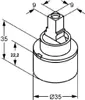 Kludi Steuereinheit 3,5 cm Produktbild-Vorschau 7