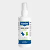 A white spray bottle with a blue and green label for pet products. Produktbild-Vorschau