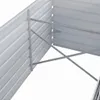 vidaXL Letto da giardino rialzato in acciaio zincato Anteprima dell’immagine prodotto 5
