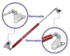 2pcs 20 pouces 300N/30KG Rouge Universel Hydraulique Voir les images du produit 3