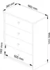 AKORD Furniture Factory OP0LSZARUBBIA011, 4 Regale, 360 mm, Produktbild-Vorschau 5