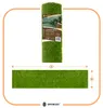Umelý trávnik Springos® 32 mm, zelený, 2 x 3 m – rolka Náhľad obrázku produktu 14