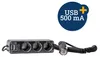 3-miestna zásuvka, 12 V, 2 x USB porty Náhľad obrázku produktu 5