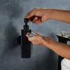 Nástěnný dávkovač mýdla o objemu 200 ml z matně černé Náhled obrázku produktu 2