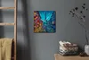 Coloray Uhr auf Leinwand 30x30 cm Wand Uhr Dekoration Produktbild-Vorschau 4