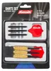 Fléchettes de lancer avec pointe en métal 3pcs 2 couleurs Voir les images du produit 2