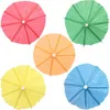 144 Deko-Picker 10 cm farbig sortiert "Eisschirmchen uni" Produktbild-Vorschau 4