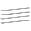 Wandregale 4 Stk. Grau Sonoma 100x10x1,5 cm Holzwerkstoff Produktbild-Vorschau 1