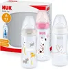 NUK First Choice+ Flaschen Set Rosa/Weiß – 3 Stück, -frei Produktbild-Vorschau 1