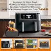 Backform Set für Heißluftfritteuse 9-tlg – Airfryer Zubehör Produktbild-Vorschau 6