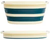 5Five Waschekorb - 21L - blau - PP - faltbar - 39 x 39 x 53 Produktbild-Vorschau 3