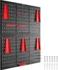 Děrovaný panel na nářadí Jonah s háčky a držáky - 6dílný Náhled obrázku produktu 1