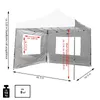 VCM PROFI | Pavillon | Maße ca. 3x3 m | wasserabweisende Produktbild-Vorschau 2
