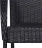 vidaXL Chaises de jardin empilables 2 pcs. Poly rotin noir Voir les images du produit 6
