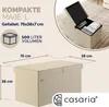 CASARIA® Sitzbank mit Stauraum Faltbar Gepolstert Deckel Produktbild-Vorschau 5